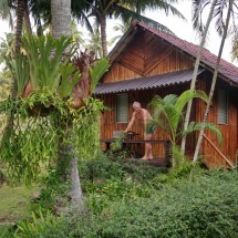 Our little cottage in the Neverland Beach Resort